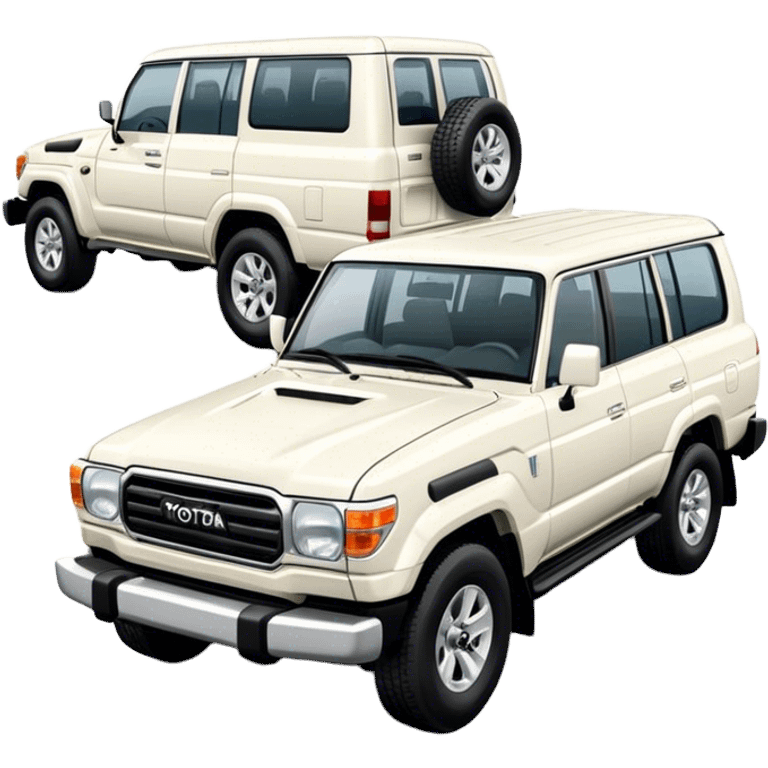 Toyota Land Cruiser - Toyota (Model Year: 2021) (Iconic colour: White) emoji