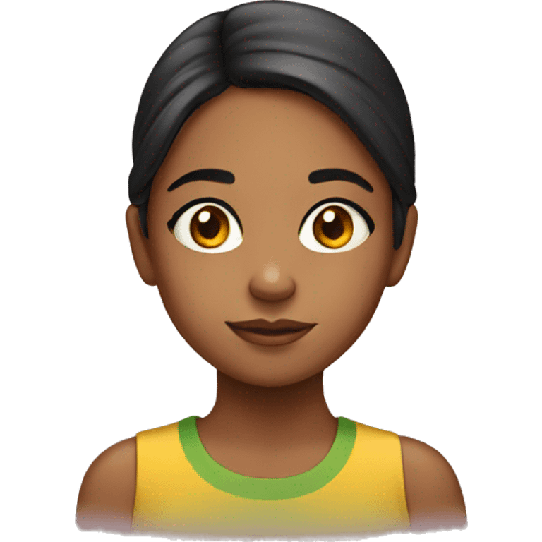 Young girl Venezuelan  emoji