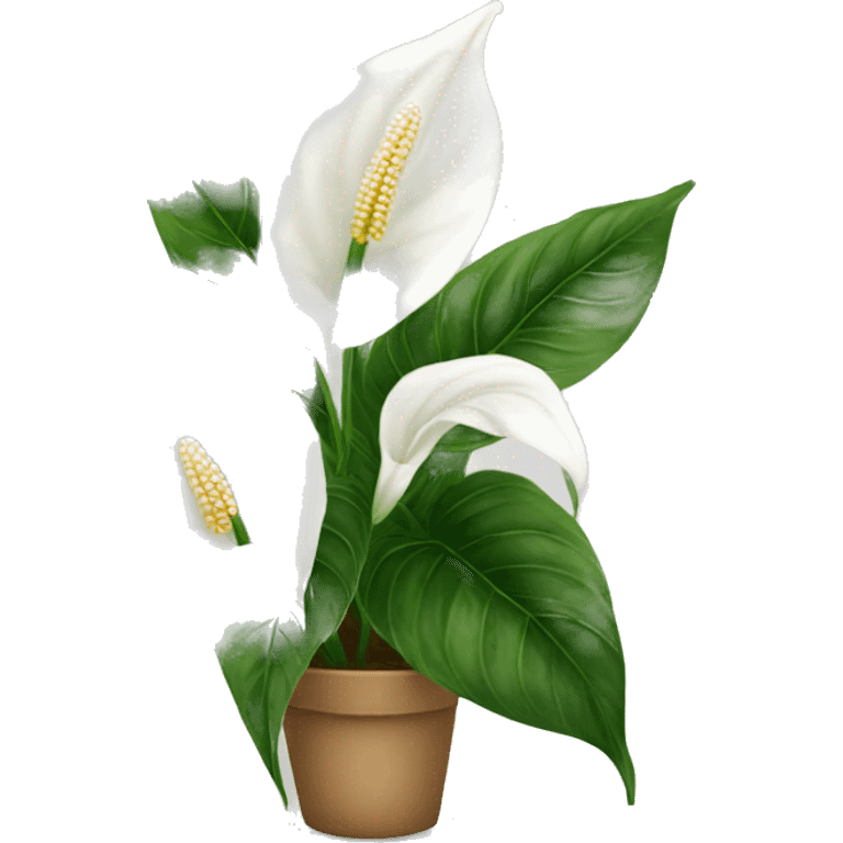 peace lily emoji