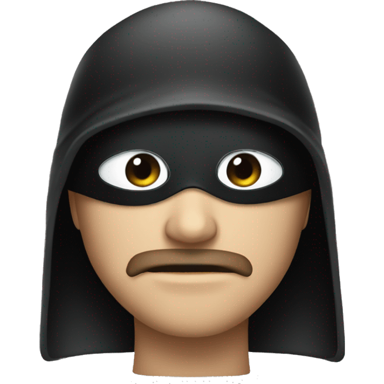 Burglar with black eye mask emoji