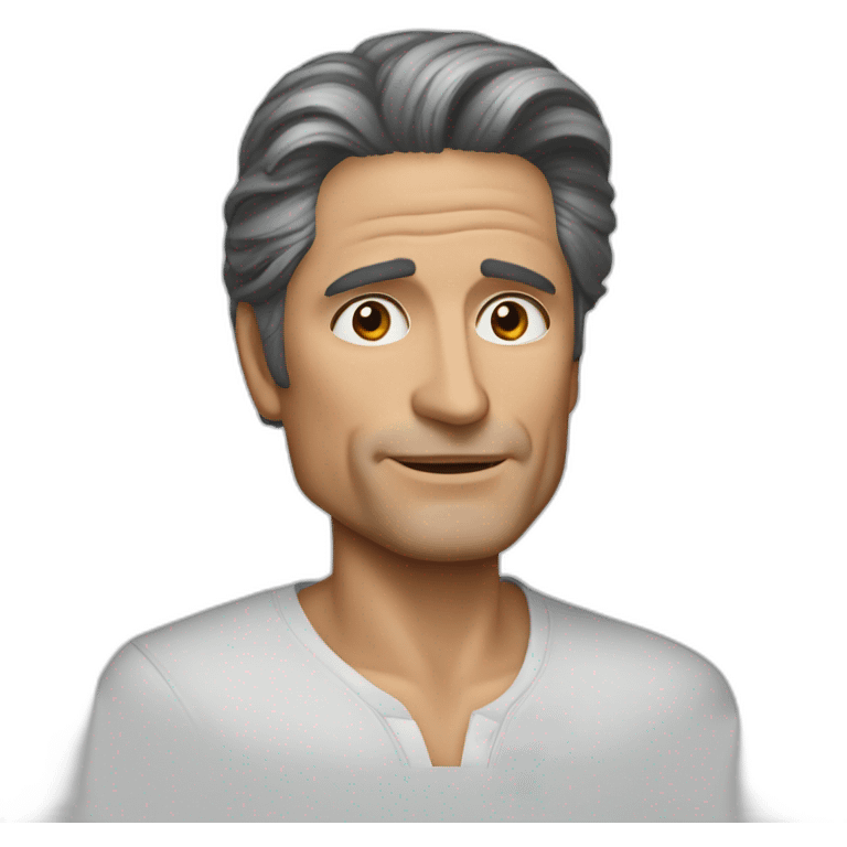 black hair Michael Douglas  emoji