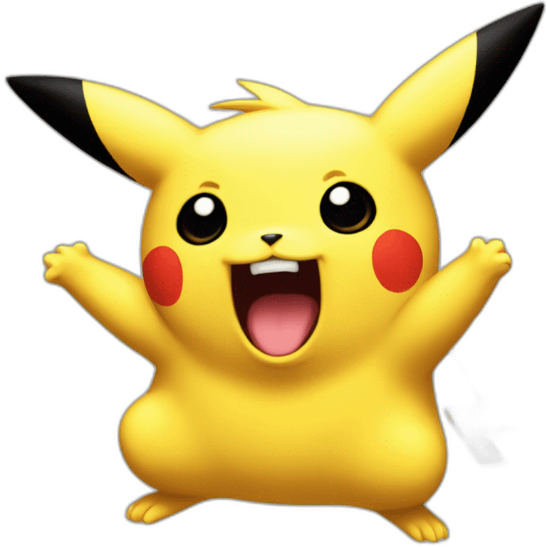 Scream pikatchu emoji