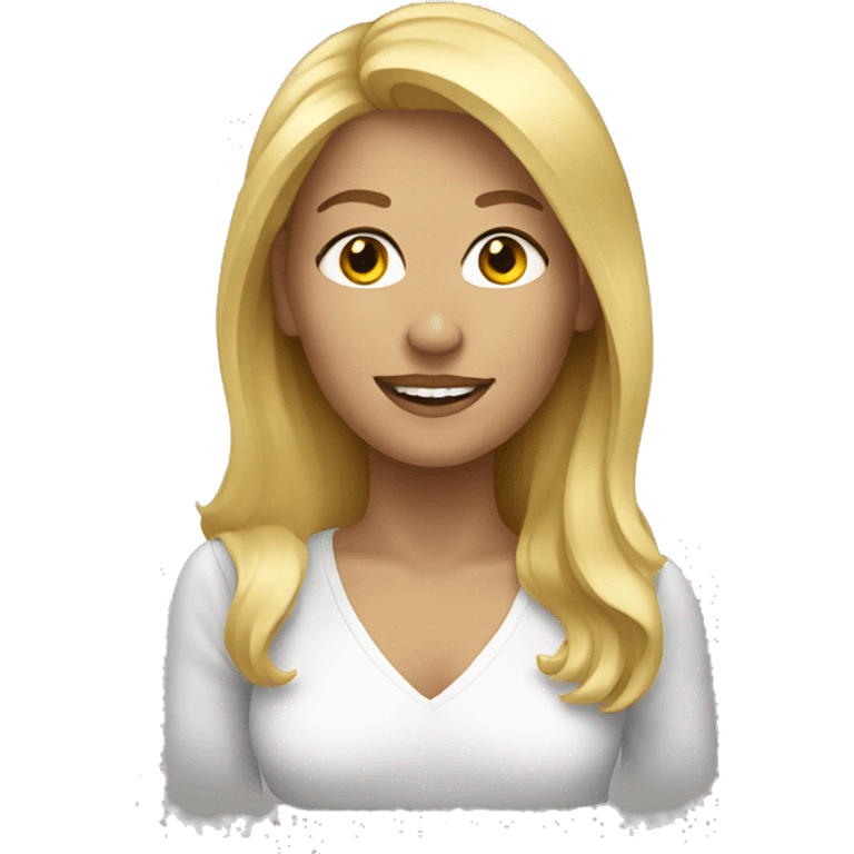 blonde woman emoji