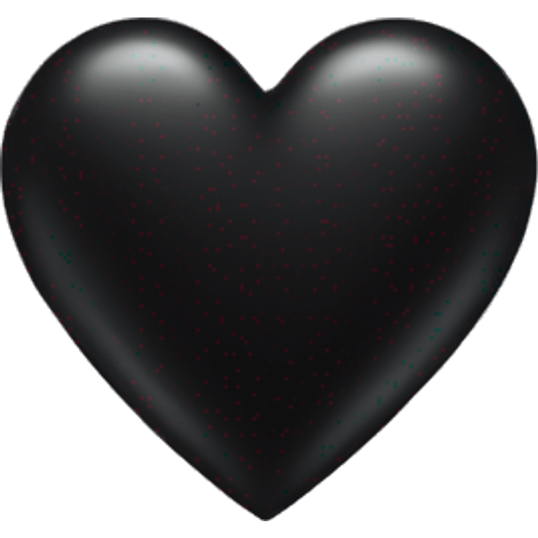 Black heart emoji