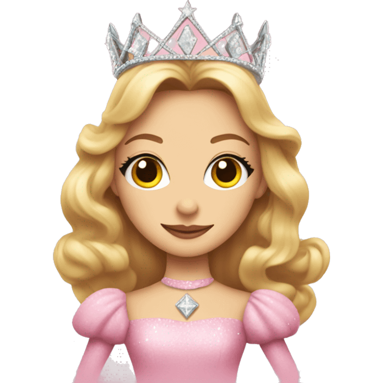 Glinda the good witch wearing pink  emoji