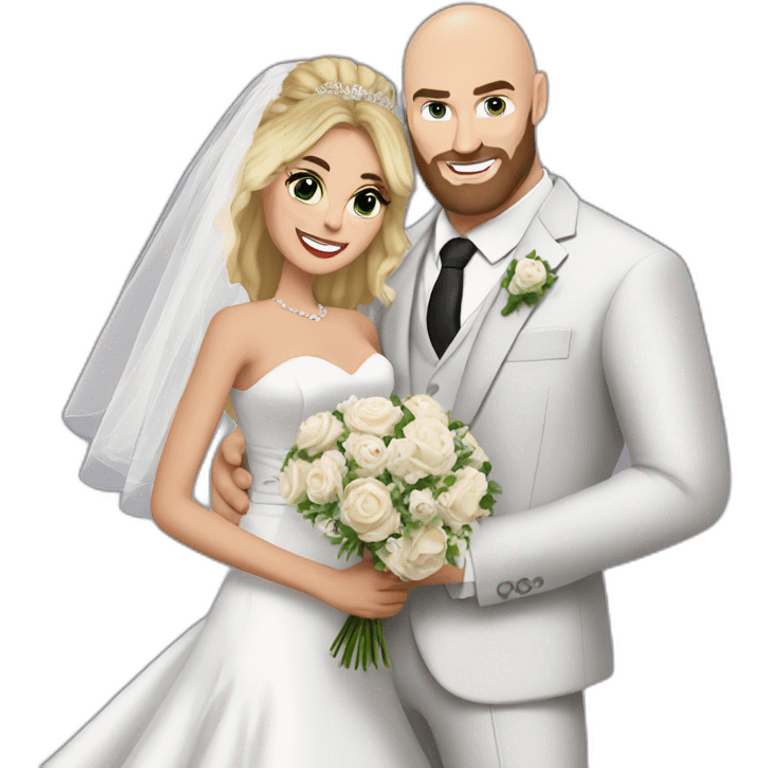 tyson fury wedding emoji