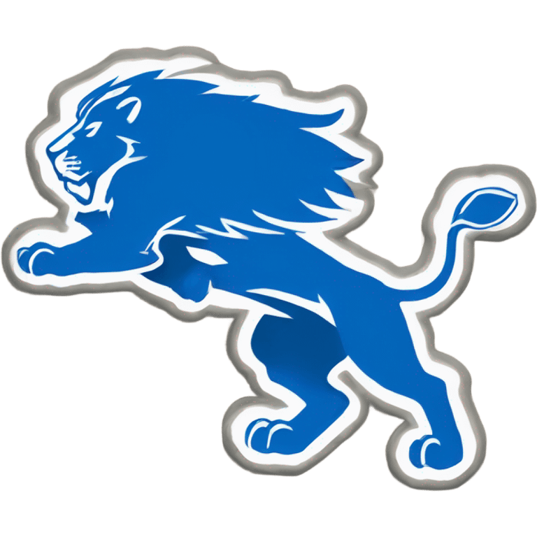 Detroit lions logo emoji