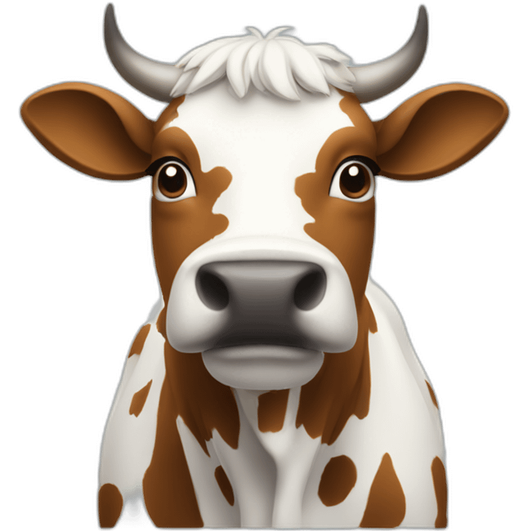 vache avec une hache emoji