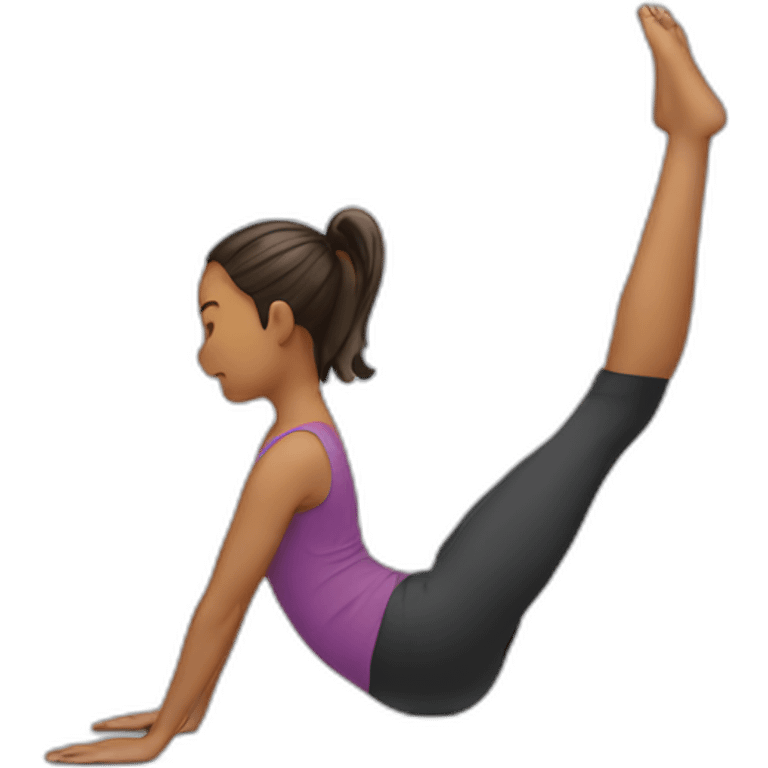 stretching emoji