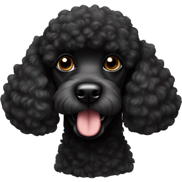 Black poodle emoji