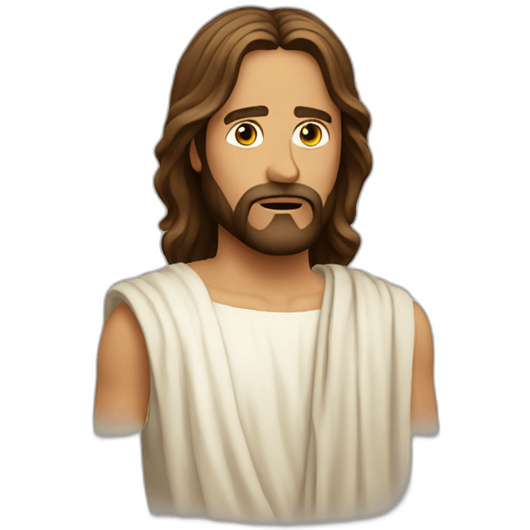 Jesus is disappointed emoji