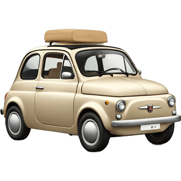 beige fiat 500 emoji