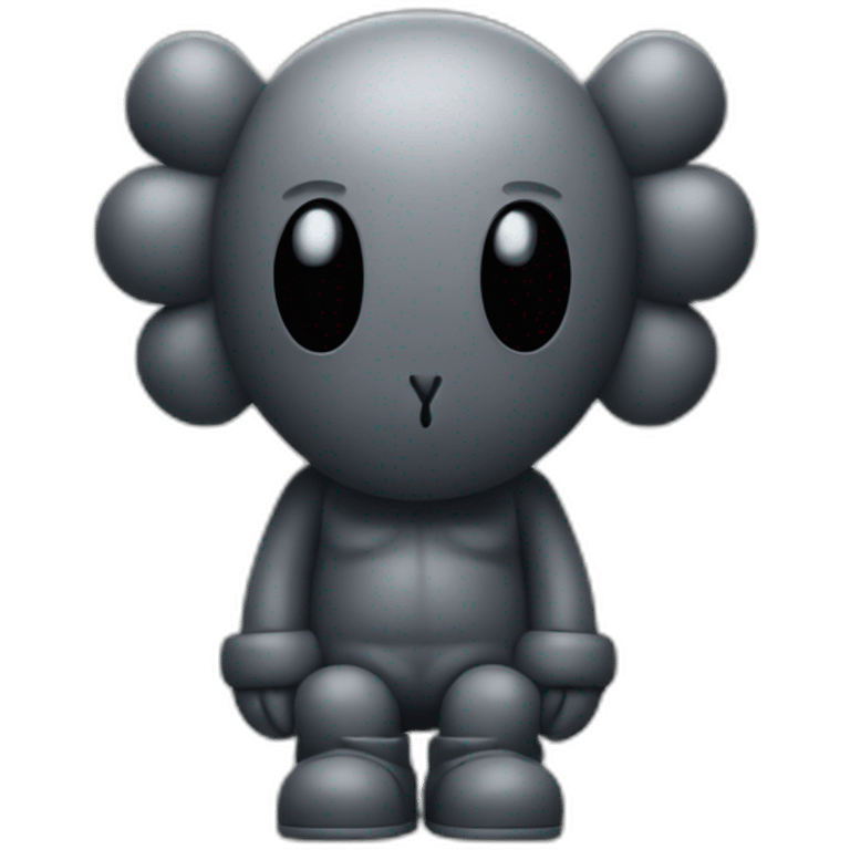 kaws with x as eyes  emoji