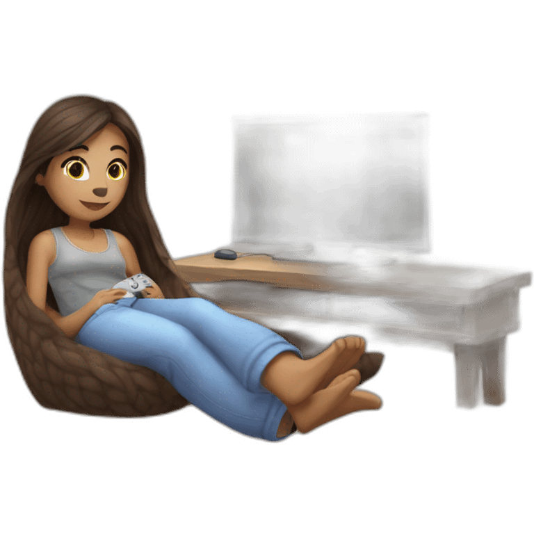 Cozy-gamer-woman emoji