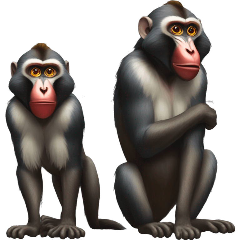 mandrill realist emoji