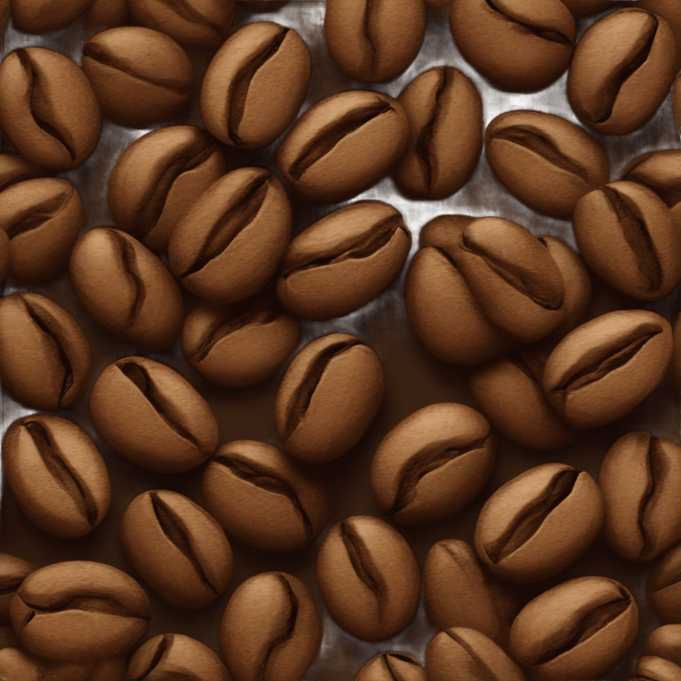 Coffee bean emoji