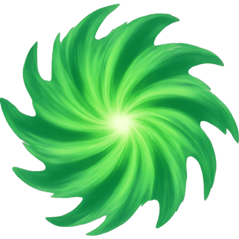 green vortex  emoji