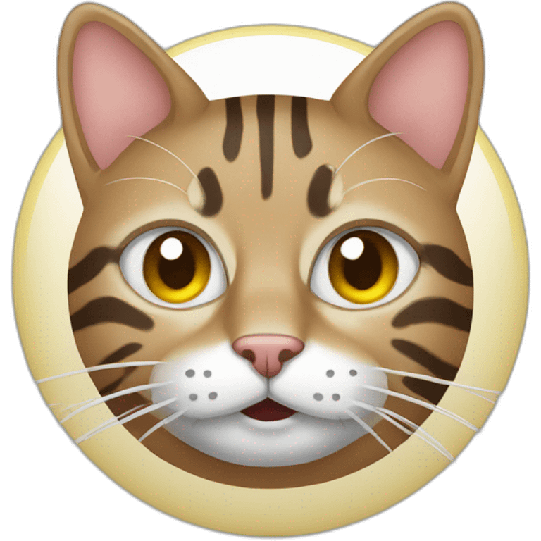 Tabby cat sick emoji