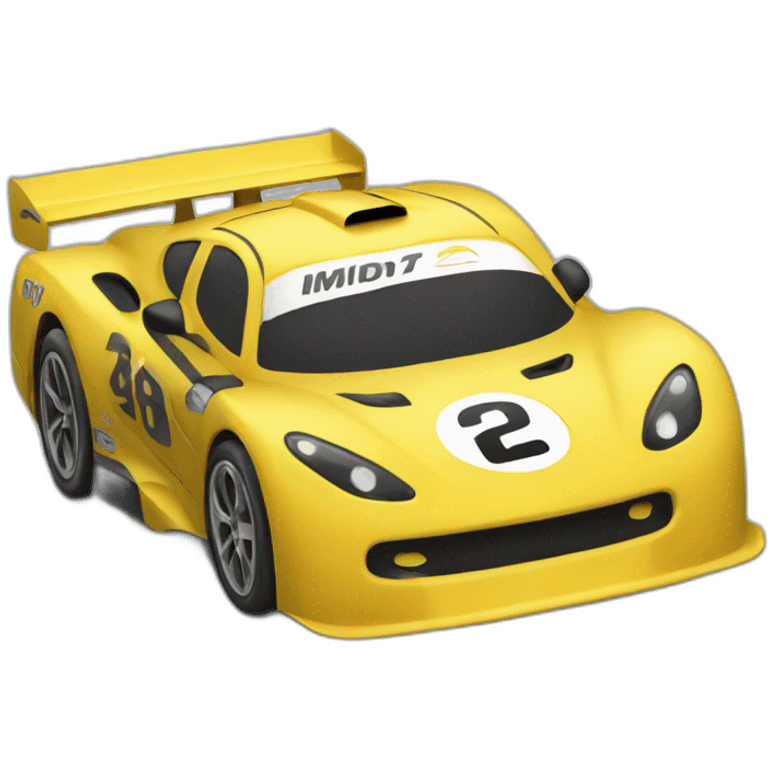 yellow racecar emoji