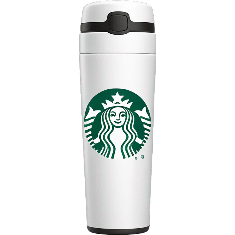 Starbucks coffee thermos emoji