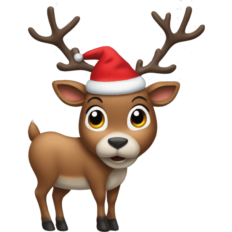 Santa’s reindeer  emoji