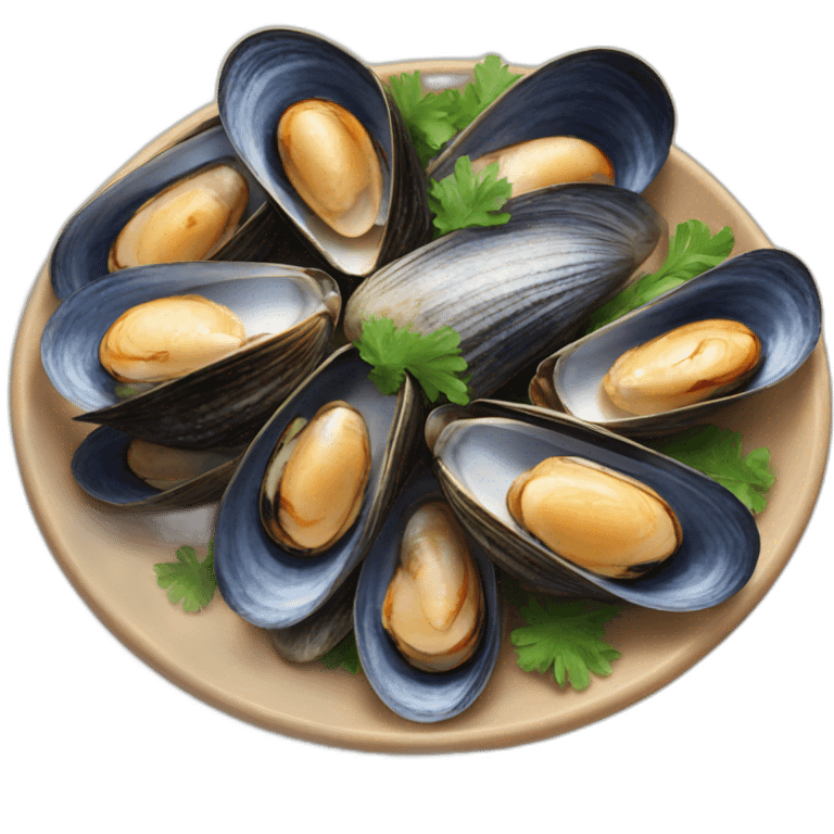 Mussel dish emoji