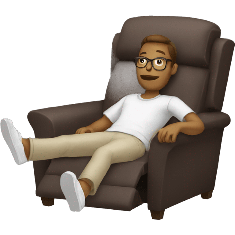 reclining in chair emoji