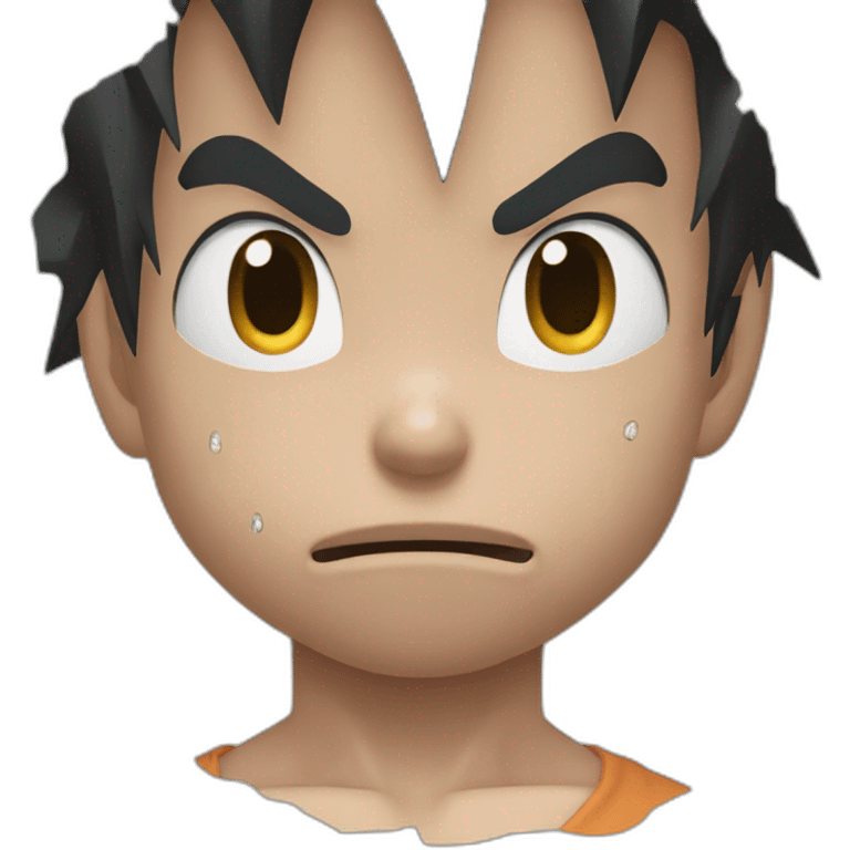 son goku with broken nose emoji