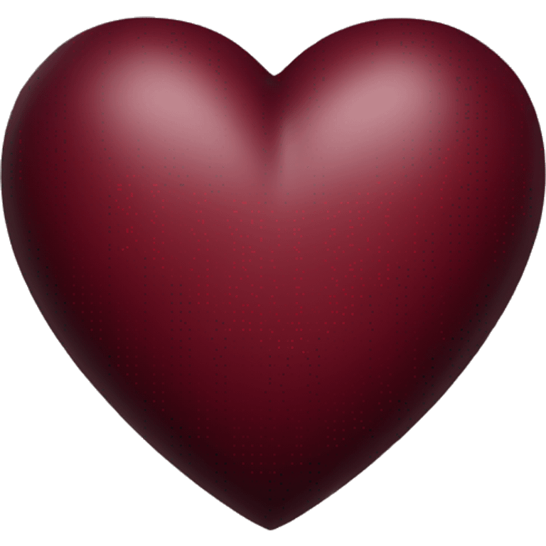 dark red heart emoji