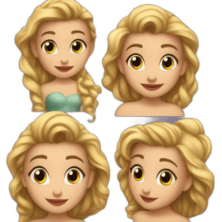 La petite sirène   de disney emoji