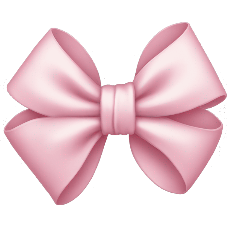 light pink bow emoji