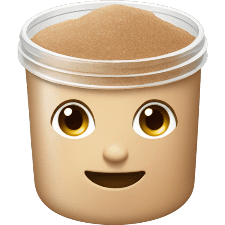 light brown body scrub pot emoji