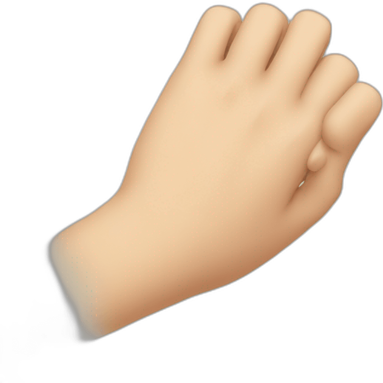 Hand jul emoji