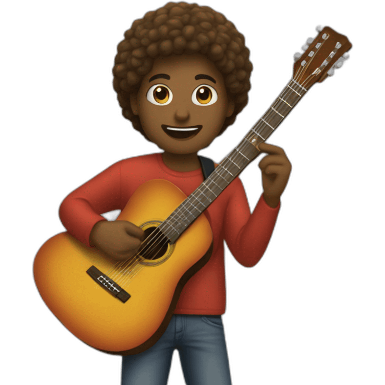 Mbapee qui fait de la guitare emoji