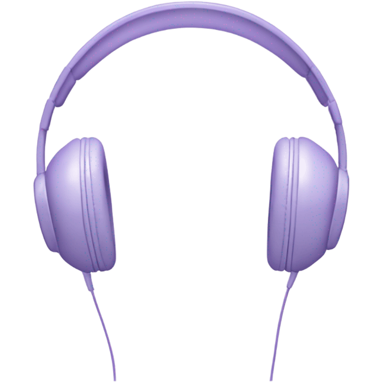 pastel purple headphone emoji