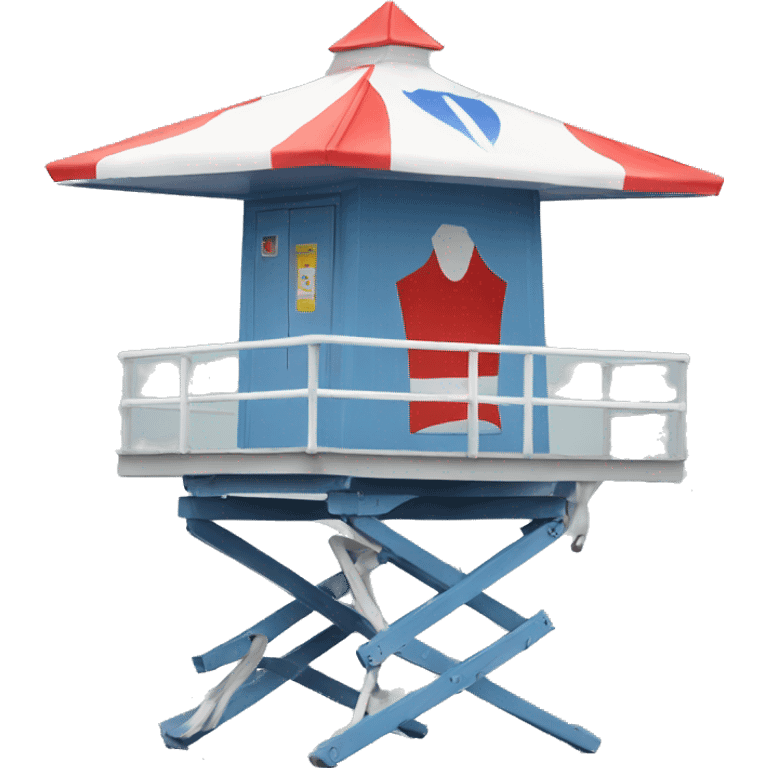 Lifeguard stand  emoji