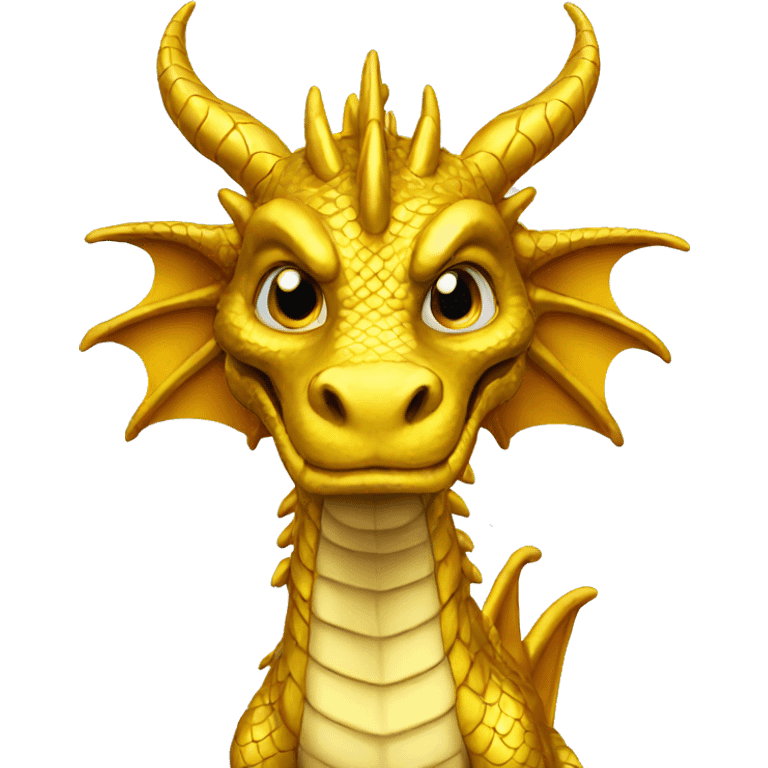 Gold dragon emoji