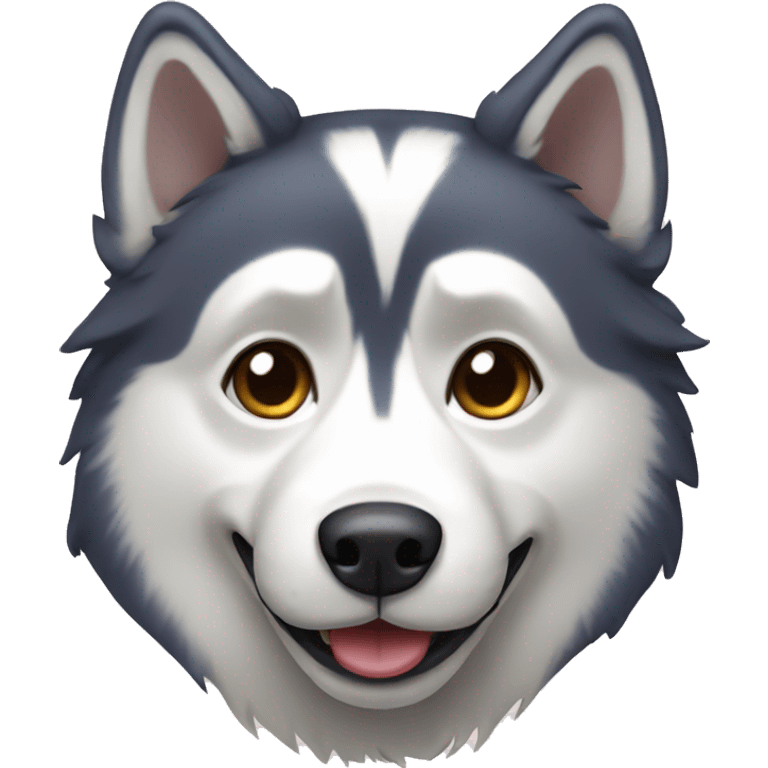 Husky dog emoji