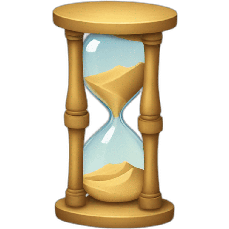 broken sand clock emoji