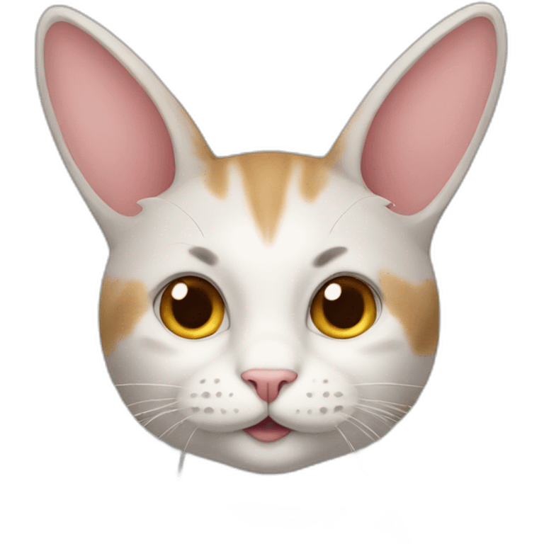 cat with rabbit ear emoji