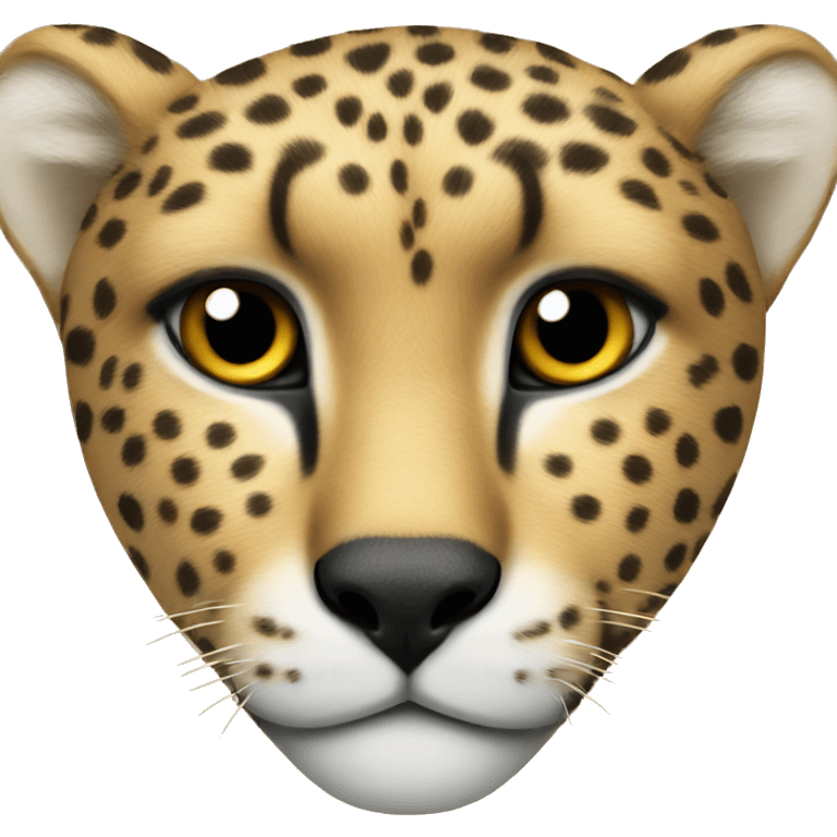 Cheetah heart emoji