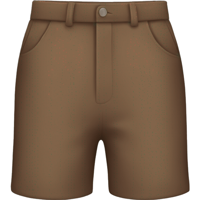 brown shorts emoji