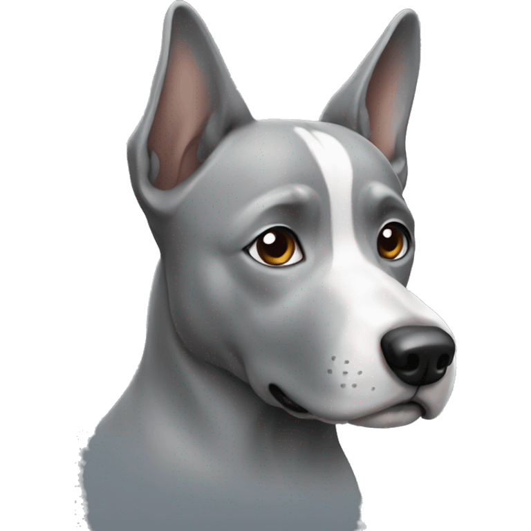 grey dog emoji