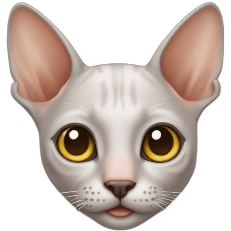 Hairless cat emoji