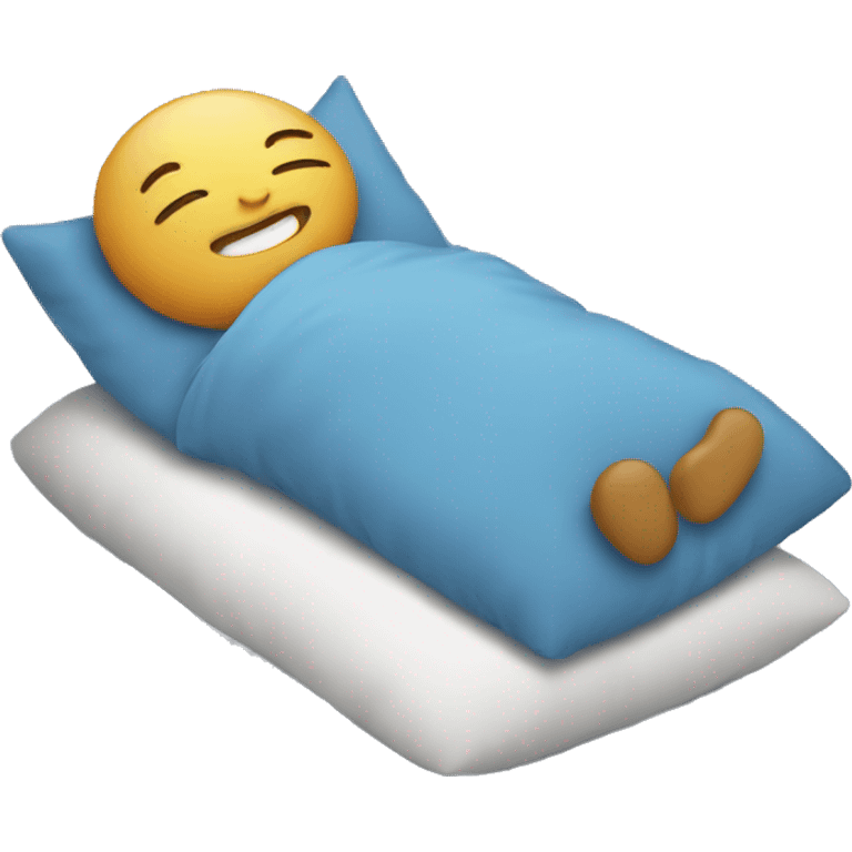 sleeping on a pillow emoji