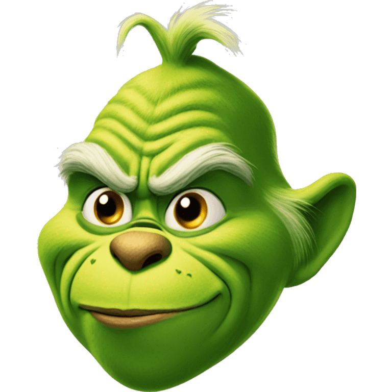 The grinch emoji