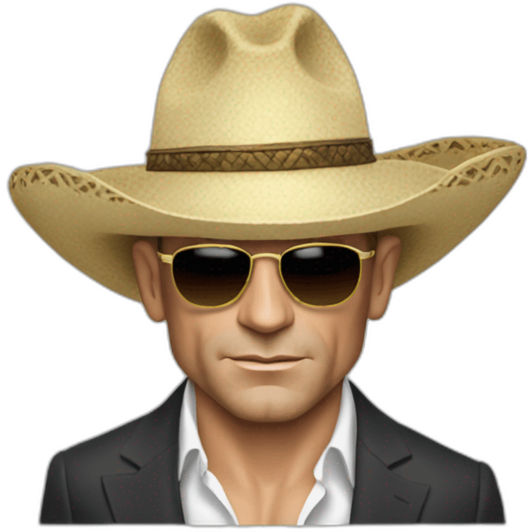 Daniel Craig wearing a sombrero emoji