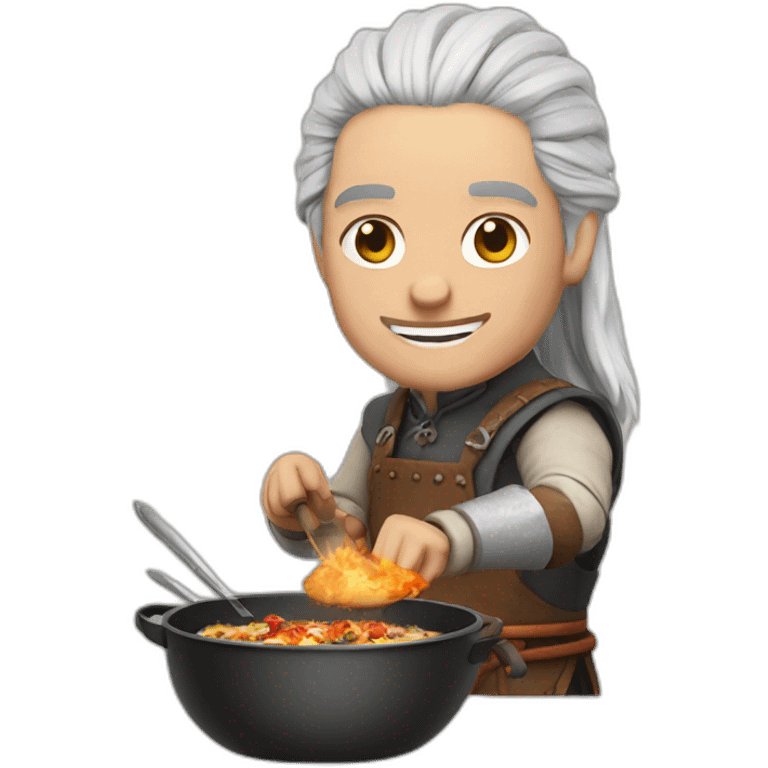 The witcher cooking emoji