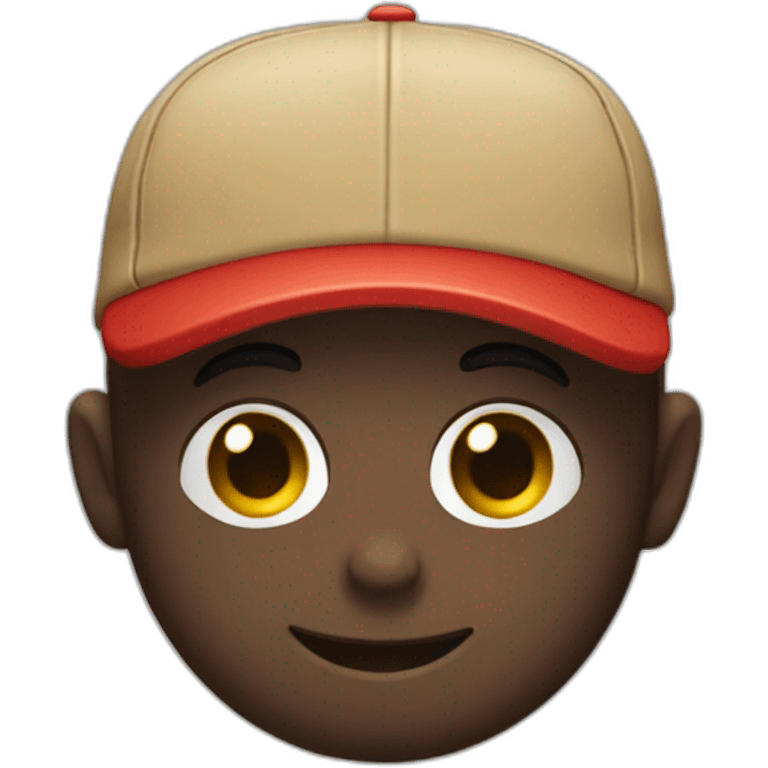 Squeezie avec une casquette emoji