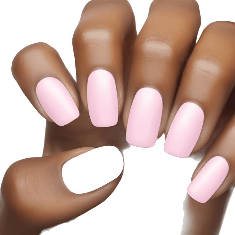 pastel pink manicure emoji